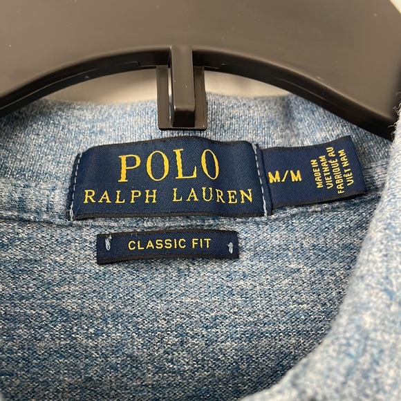 blue polo ralph lauren collared shirt - Picture 3 of 3